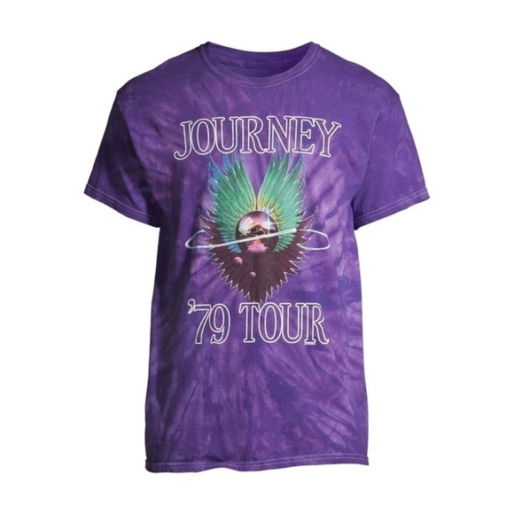 NWOT Journey 79 Tour Tie Dye Graphic Band Tee - Picture 1 of 7
